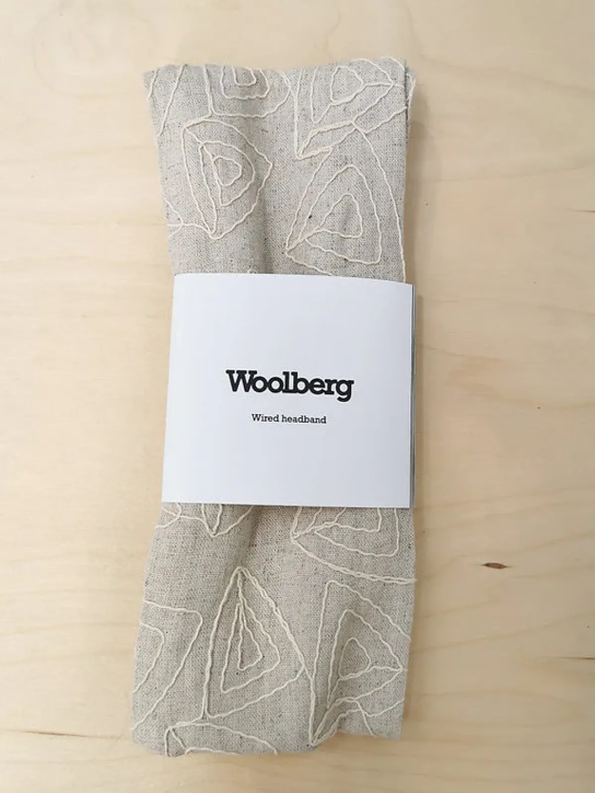 Avaimenperät|Hiusasusteet>Woolberg Pellavapanta - Natural Embro