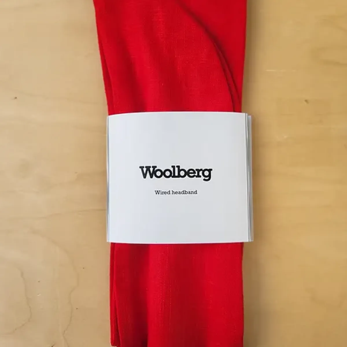 Avaimenperät|Hiusasusteet>Woolberg Pellavapanta - Red