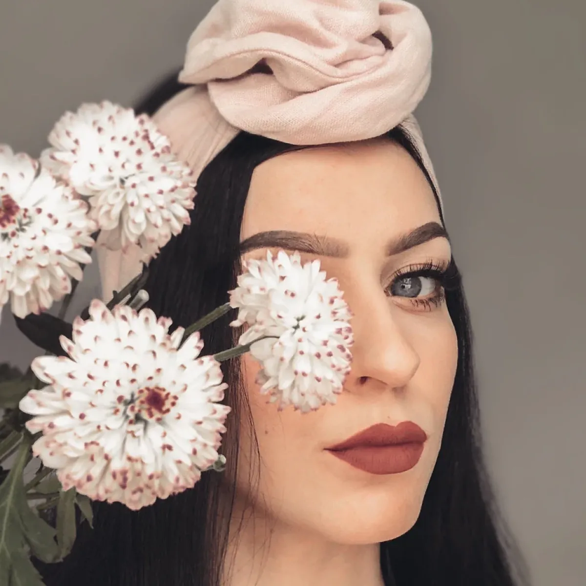 Avaimenperät|Hiusasusteet>Woolberg Pellavapanta - Rose Ash