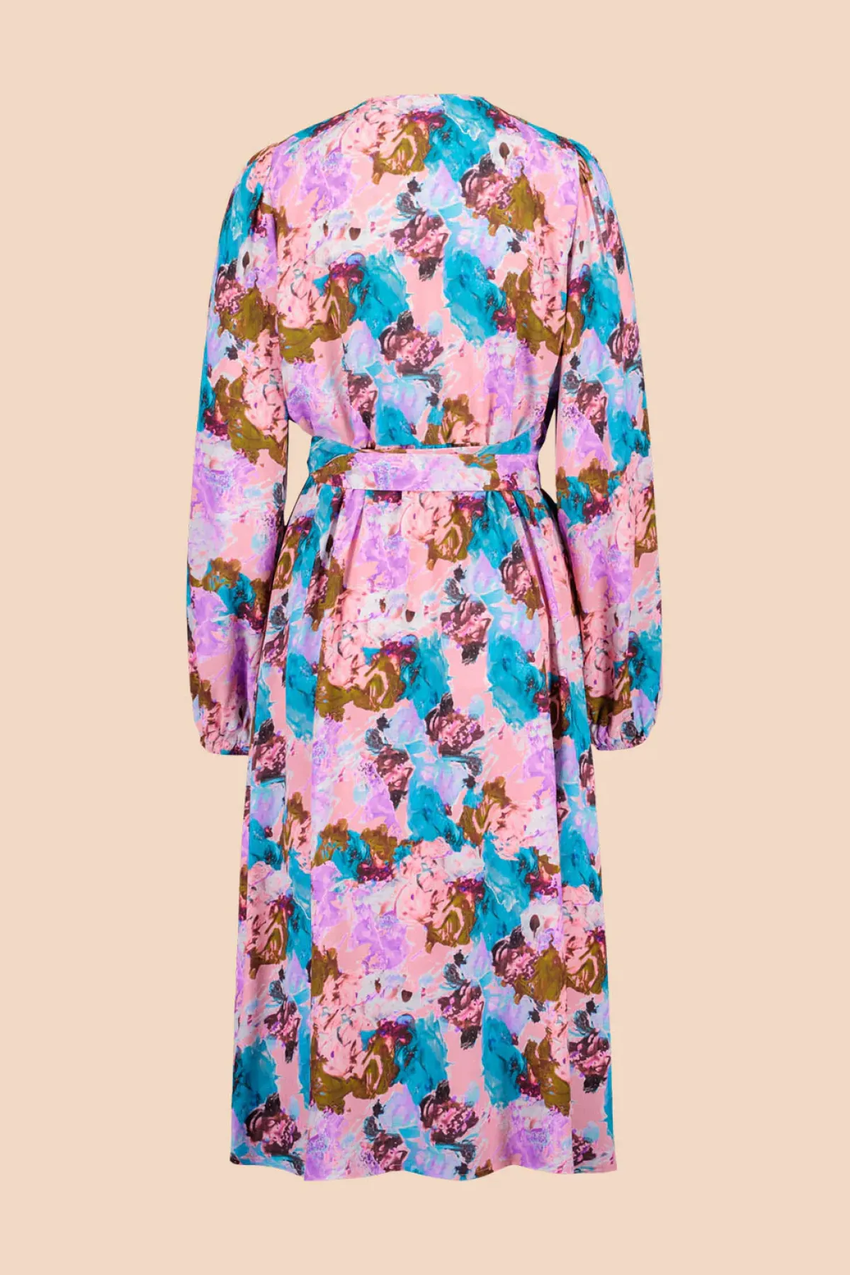 Hameet & Mekot>KAIKO Wrap Midi Dress - Candy Aquarelle