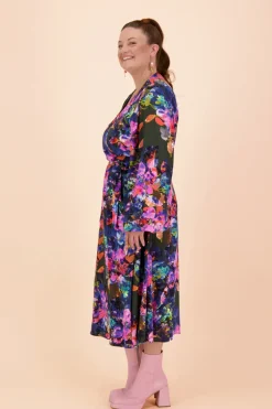 Hameet & Mekot>KAIKO Wrap Midi Dress - Sweet Pea