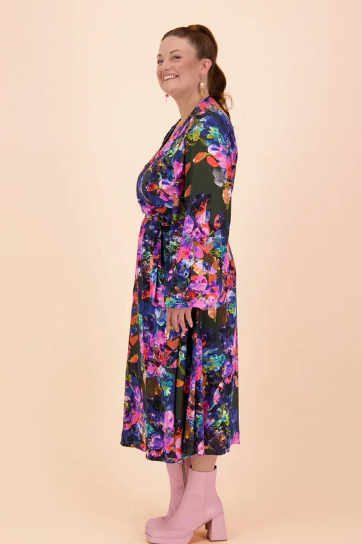 Hameet & Mekot>KAIKO Wrap Midi Dress - Sweet Pea