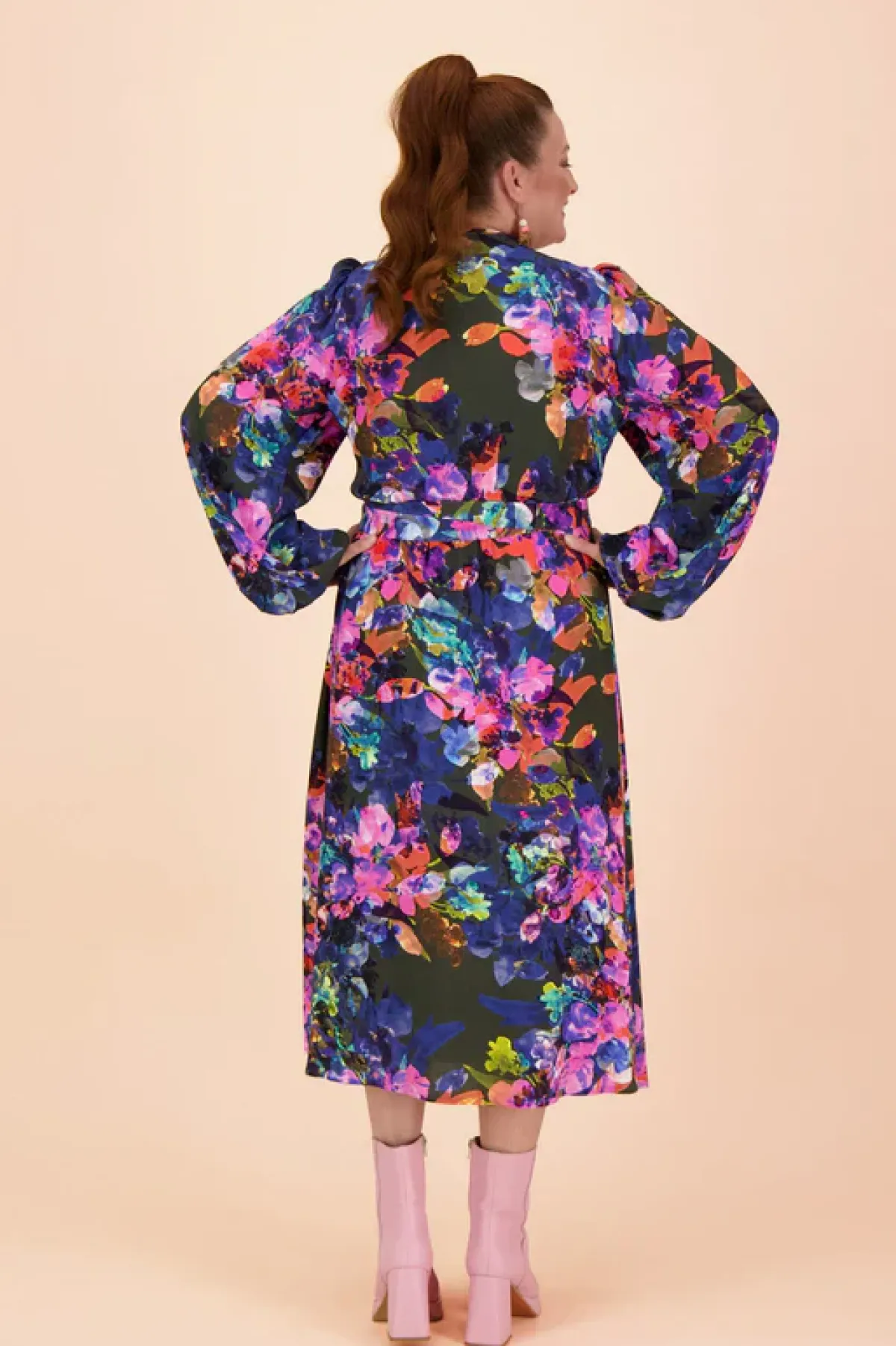 Hameet & Mekot>KAIKO Wrap Midi Dress - Sweet Pea