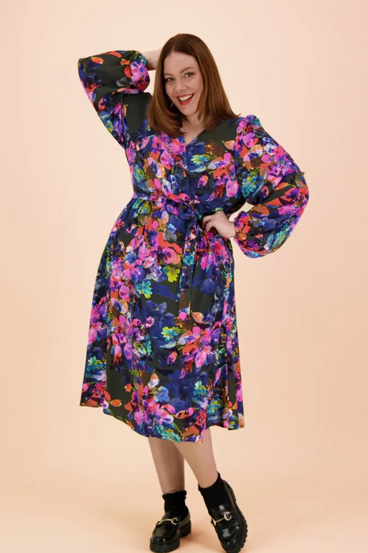 Hameet & Mekot>KAIKO Wrap Midi Dress - Sweet Pea