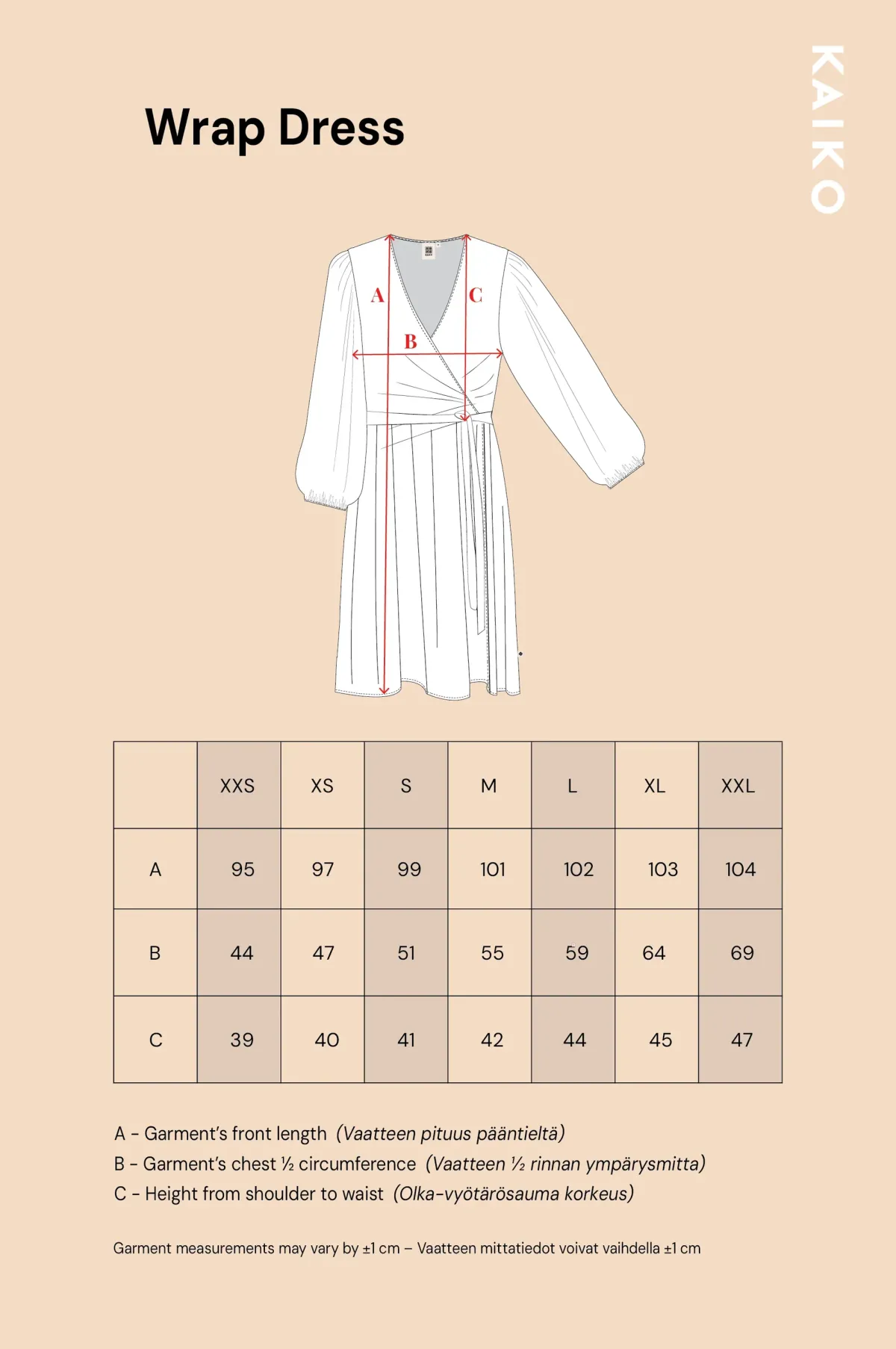 Hameet & Mekot>KAIKO Wrap Mini Dress - Cherry Blossom