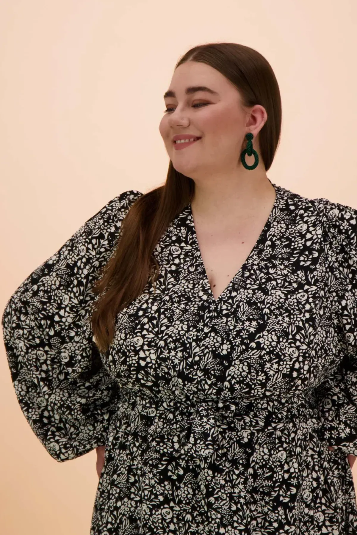 Hameet & Mekot>KAIKO Wrap Mini Dress - Night Meadow
